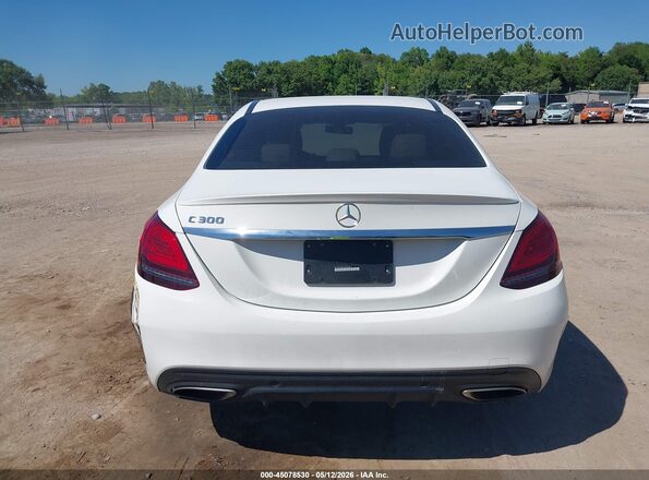 55SWF8DB1KU306906 2019 MERCEDES-BENZ C-CLASS White 