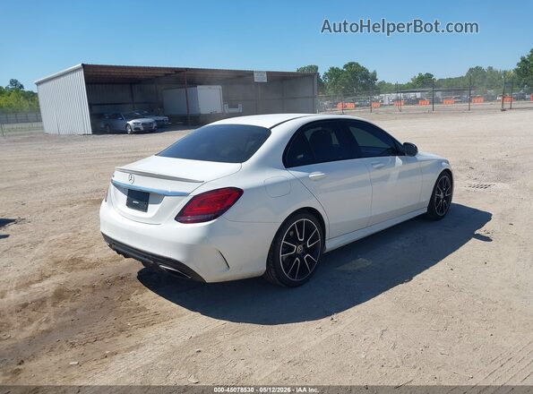 55SWF8DB1KU306906 2019 MERCEDES-BENZ C-CLASS White Trasero derecho
