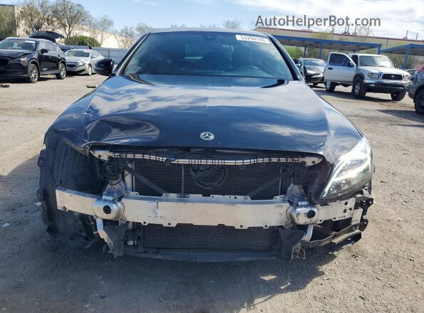 55SWF8DB2KU322385 2019 MERCEDES-BENZ C Black Դիմացի տեսք