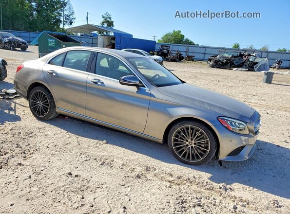 55SWF8DB2LU323778 2020 MERCEDES-BENZ C Beige Передня права чверть