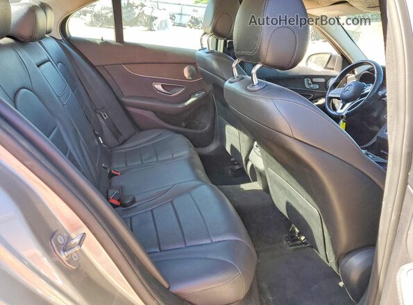 55SWF8DB2LU323778 2020 MERCEDES-BENZ C Beige Вид задніх сидінь