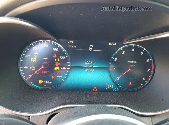 55SWF8DB2LU323778 2020 MERCEDES-BENZ C Beige Вид щитка приладів