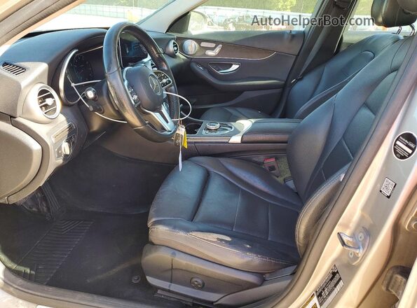 55SWF8DB2LU323778 2020 MERCEDES-BENZ C Beige Вид салону спереду