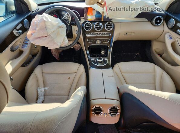 55SWF8DB2LU333100 2020 MERCEDES-BENZ C Beige Առջևի վահանակի տեսք