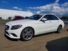 2019 Mercedes-benz C 300 White vin: 55SWF8DB3KU296847