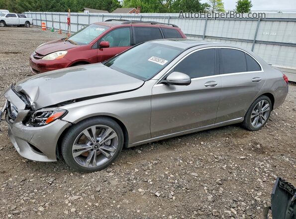 55SWF8DB6KU289648 2019 MERCEDES-BENZ C Silver Przód lewy
