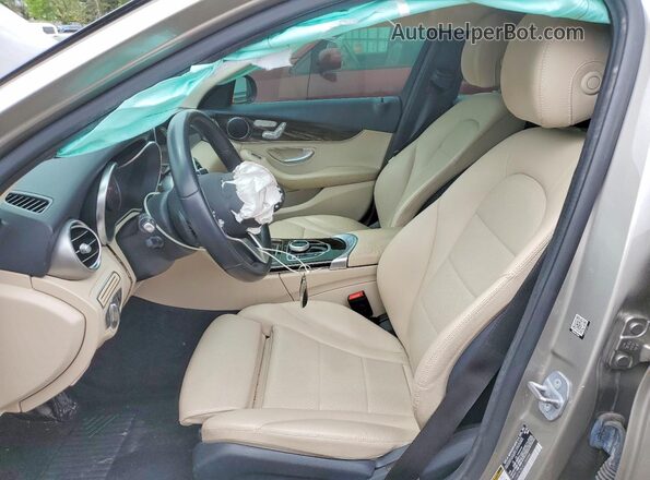 55SWF8DB6KU289648 2019 MERCEDES-BENZ C Silver Widok wnętrza z przodu