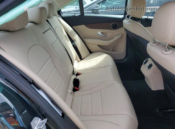 55SWF8DB6KU301331 2019 MERCEDES-BENZ C Green Rear seats view