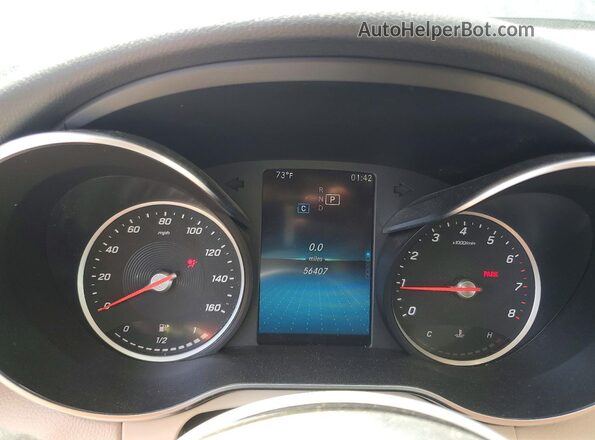 55SWF8DB6KU301331 2019 MERCEDES-BENZ C Green Instrument cluster view