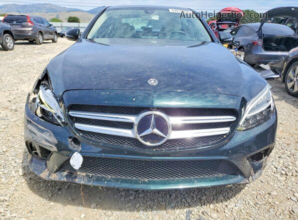 55SWF8DB6KU301331 2019 MERCEDES-BENZ C Green Front view