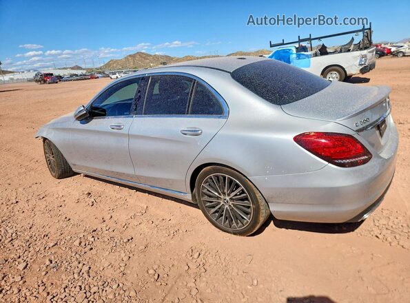 55SWF8DB8LU333103 2020 MERCEDES-BENZ C Silver Trasero izquierdo