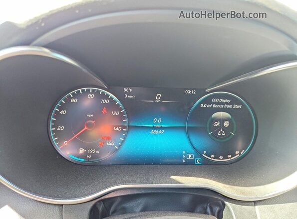 55SWF8DB8LU333103 2020 MERCEDES-BENZ C Silver Vista del cuadro de instrumentos