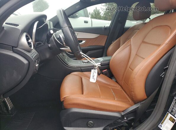 55SWF8EB0KU284900 2019 MERCEDES-BENZ C Black Vista interior delantera