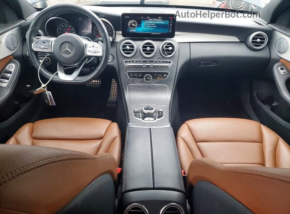 55SWF8EB0KU284900 2019 MERCEDES-BENZ C Black Vista del salpicadero
