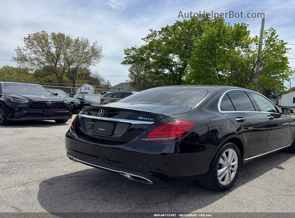 55SWF8EB0KU315837 2019 MERCEDES-BENZ C-CLASS Black Հետևի աջ