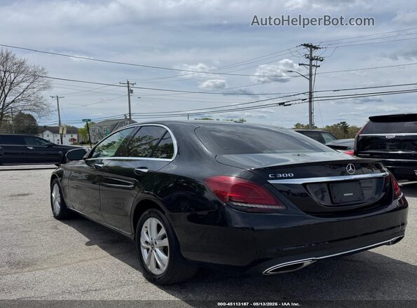 55SWF8EB0KU315837 2019 MERCEDES-BENZ C-CLASS Black Հետևի ձախ