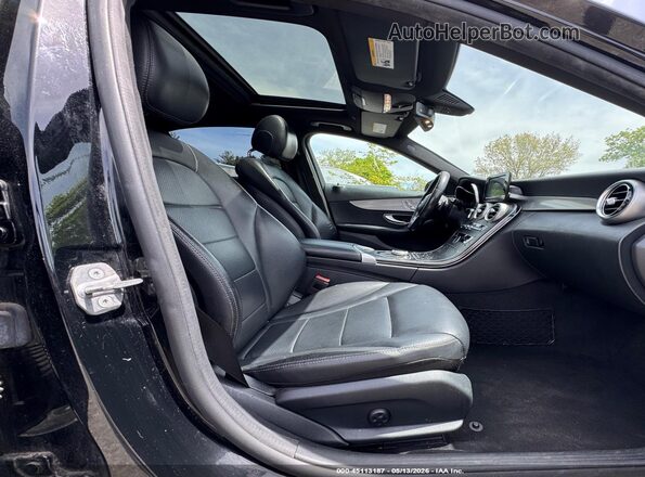 55SWF8EB0KU315837 2019 MERCEDES-BENZ C-CLASS Black Սալոնի դիմացի տեսք