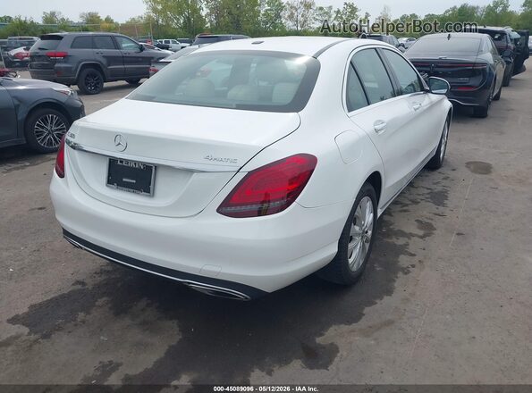 55SWF8EB1KU305916 2019 MERCEDES-BENZ C-CLASS White Rear right
