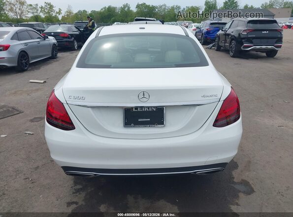 55SWF8EB1KU305916 2019 MERCEDES-BENZ C-CLASS White 