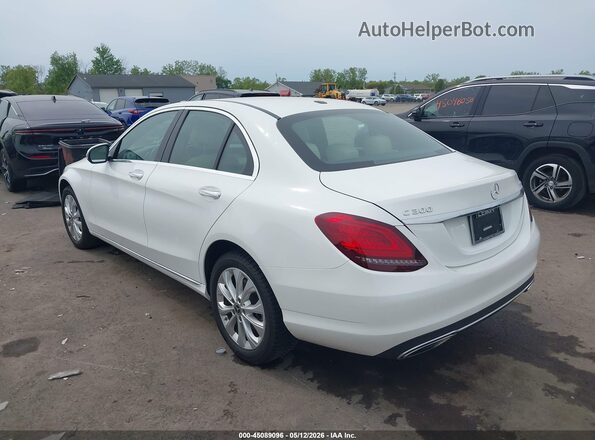 55SWF8EB1KU305916 2019 MERCEDES-BENZ C-CLASS White Rear left