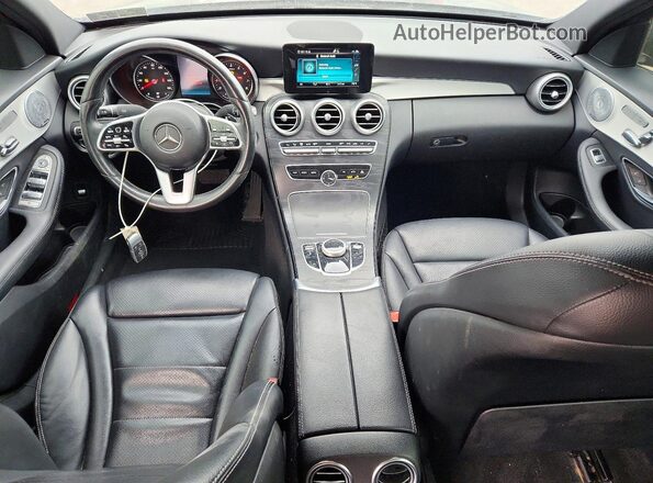55SWF8EB3KU305528 2019 MERCEDES-BENZ C Black Вид панелі приладів