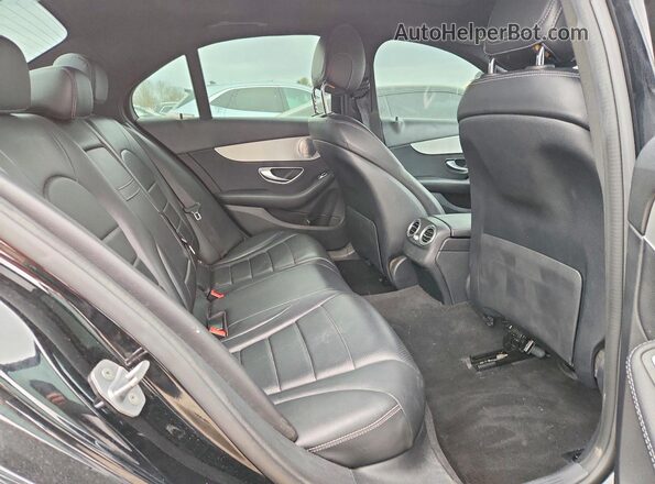 55SWF8EB3KU305528 2019 MERCEDES-BENZ C Black Вид задніх сидінь