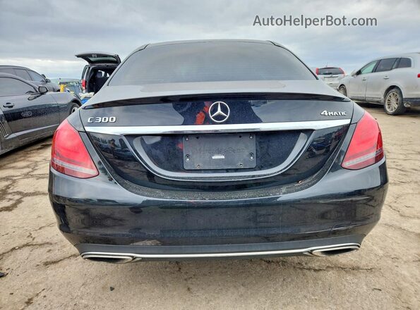 55SWF8EB3KU305528 2019 MERCEDES-BENZ C Black Вид ззаду