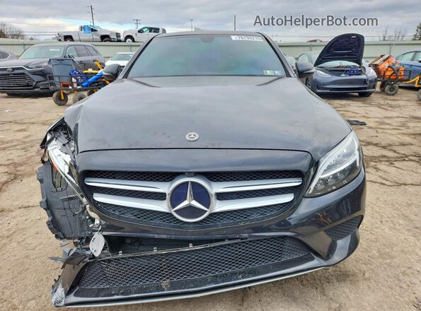 55SWF8EB3KU305528 2019 MERCEDES-BENZ C Black Вид спереду