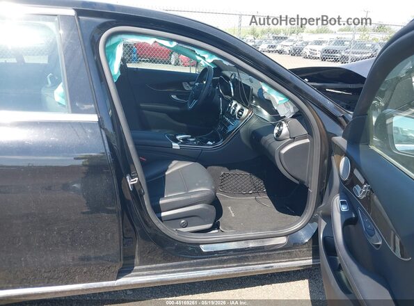55SWF8EB3KU309837 2019 MERCEDES-BENZ C-CLASS Black Front interior view