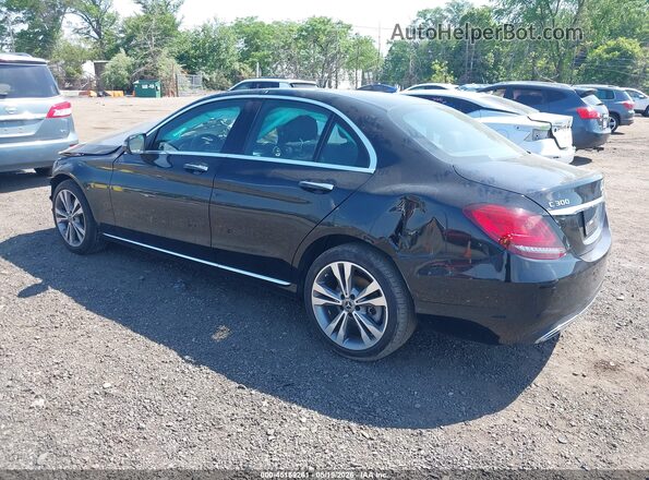 55SWF8EB3KU309837 2019 MERCEDES-BENZ C-CLASS Black Rear left