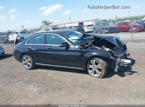 55SWF8EB3KU309837 2019 MERCEDES-BENZ C-CLASS Black Rear interior view