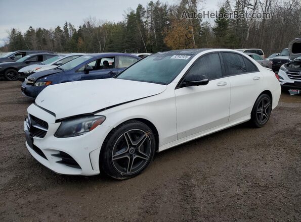 55SWF8EB3LU331256 2020 MERCEDES-BENZ C White Przód lewy