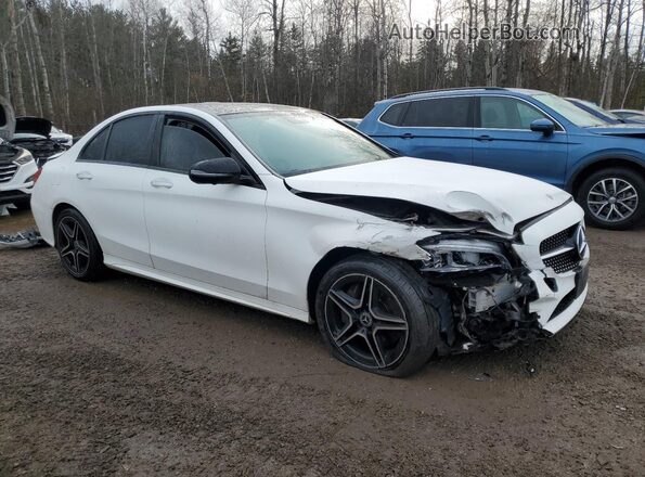 55SWF8EB3LU331256 2020 MERCEDES-BENZ C White Przód prawy