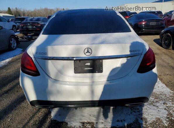 55SWF8EB3LU334075 2020 MERCEDES-BENZ C White Հետևի տեսք