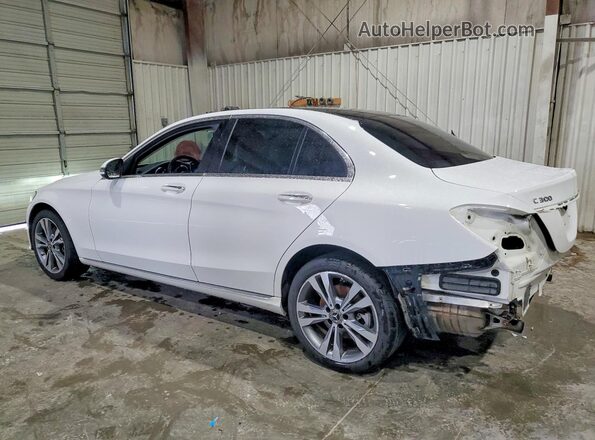 55SWF8EB5KU311329 2019 MERCEDES-BENZ C White უკანა მარცხენა