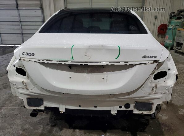 55SWF8EB5KU311329 2019 MERCEDES-BENZ C White უკანა ხედი