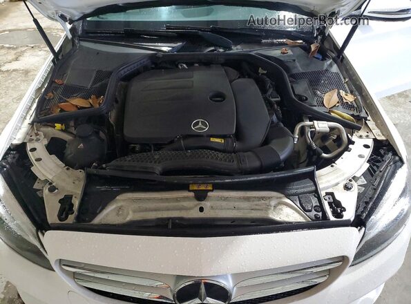 55SWF8EB5KU311329 2019 MERCEDES-BENZ C White უკანა სალონის ხედი