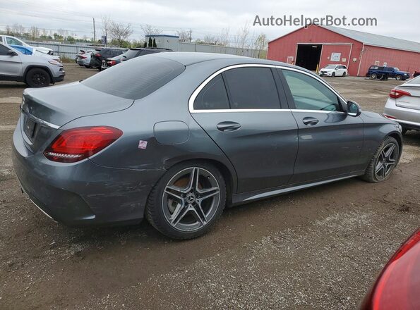 55SWF8EB6KU320511 2019 MERCEDES-BENZ C Gray Trasero derecho