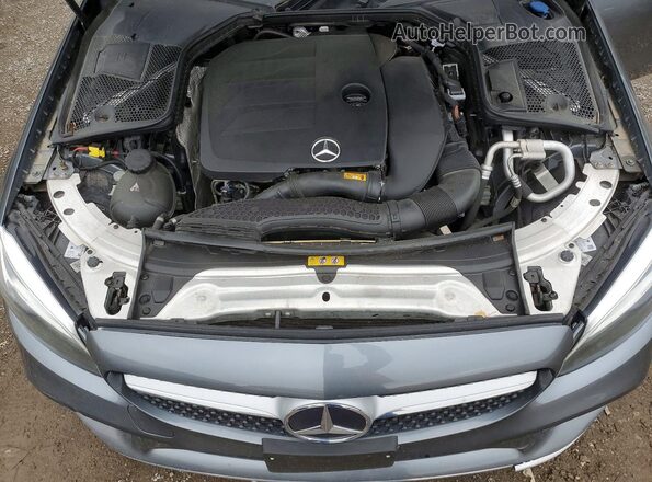 55SWF8EB6KU320511 2019 MERCEDES-BENZ C Gray Vista interior trasera