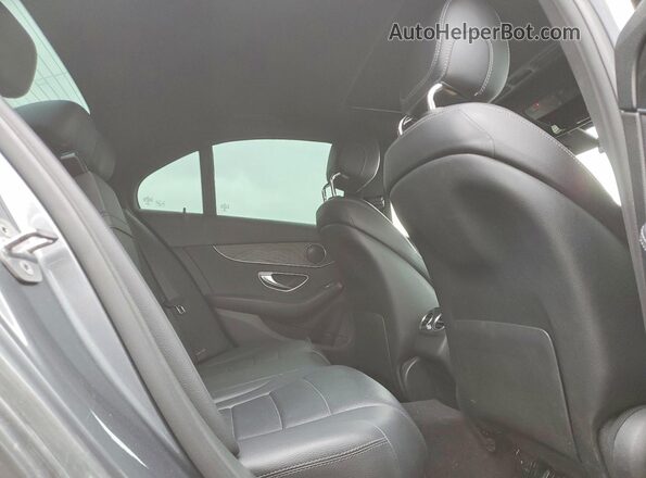 55SWF8EB6KU320511 2019 MERCEDES-BENZ C Gray Vista de los asientos traseros