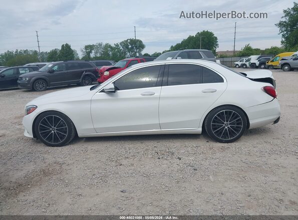 55SWF8EB8KU292176 2019 MERCEDES-BENZ C-CLASS White Widok wnętrza 360 stopni