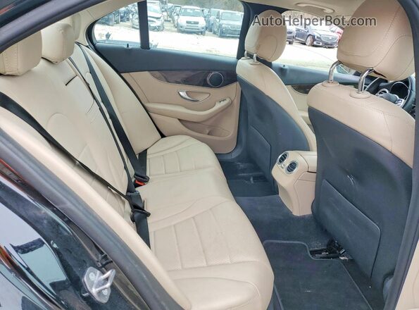 55SWF8EB8LU327400 2020 MERCEDES-BENZ C Black Вид задніх сидінь