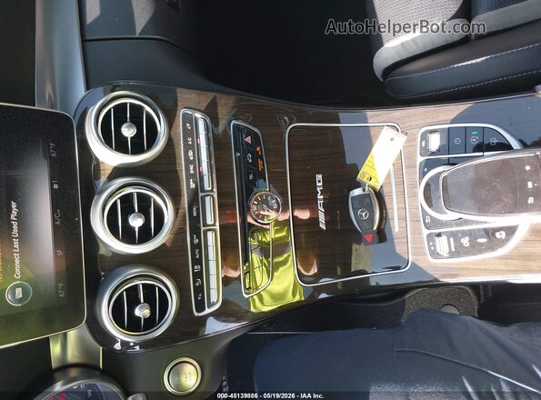 55SWF8HB2HU195852 2017 MERCEDES-BENZ AMG C 63 Blue Vista del salpicadero