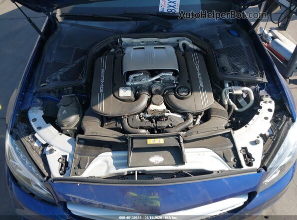 55SWF8HB2HU195852 2017 MERCEDES-BENZ AMG C 63 Blue Vista trasera
