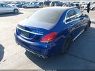 2017 Mercedes-benz Amg C 63 S Blue vin: 55SWF8HB2HU195852