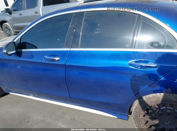 55SWF8HB2HU195852 2017 MERCEDES-BENZ AMG C 63 Blue 