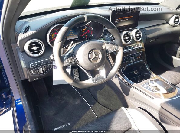 55SWF8HB2HU195852 2017 MERCEDES-BENZ AMG C 63 Blue 