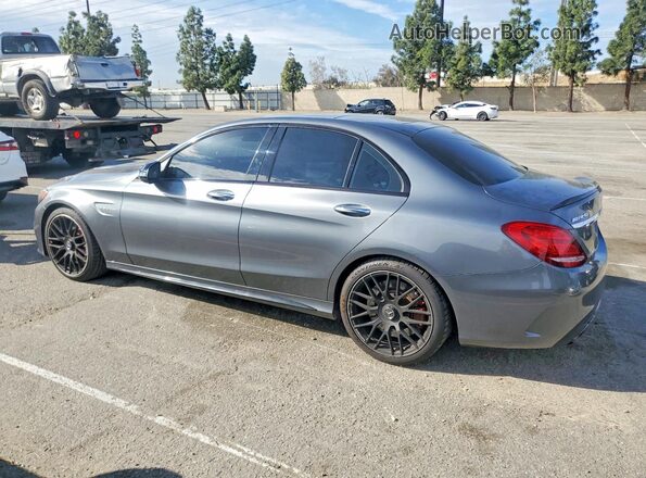 55SWF8HBXHU182377 2017 MERCEDES-BENZ C Gray Հետևի ձախ