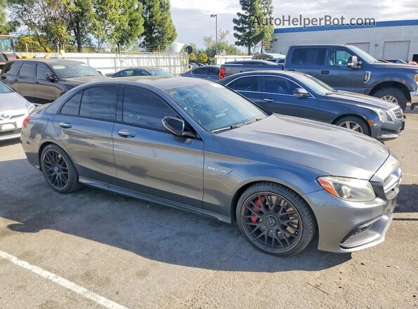 55SWF8HBXHU182377 2017 MERCEDES-BENZ C Gray Առջևի աջ