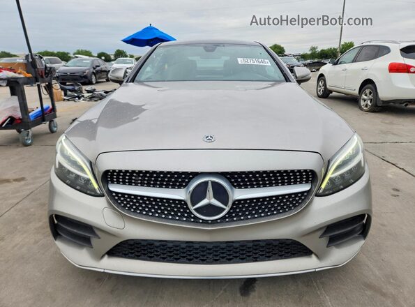 WDDWJ8EB1KF860432 2019 MERCEDES-BENZ C Gray Widok z tyłu